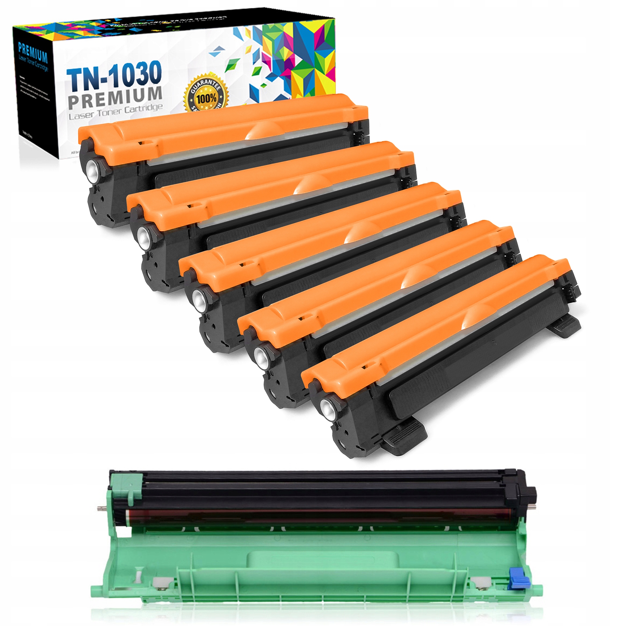 

5x Toner Bęben do Brother TN-1030 DR-1030 XL