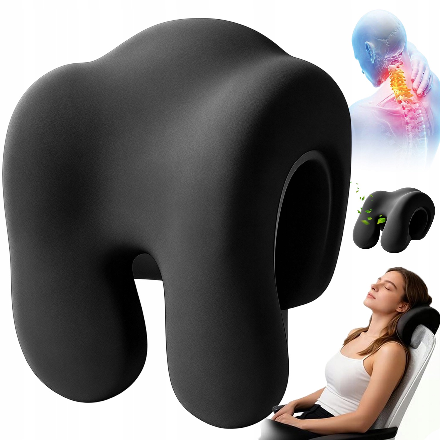 Podparcie Szyi Zagłówek Do Krzesła Biurowego Ergonomiczny Multi Use