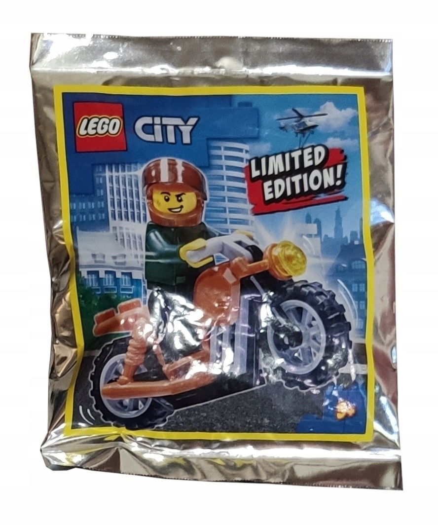 Zestaw Lego City Minifigure Polybag Detective on Motorcycle #952010