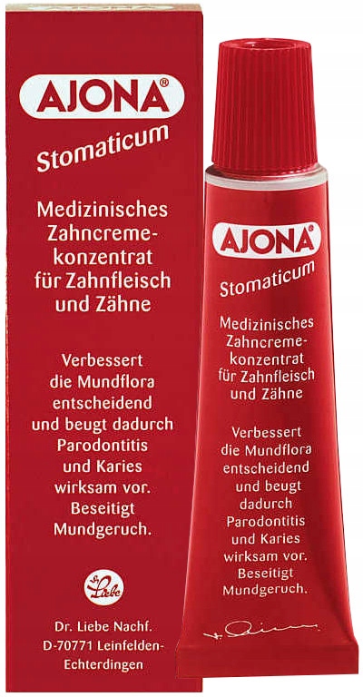 

Ajona Lecznicza Pasta Zębów Dziąseł Paradontoza De