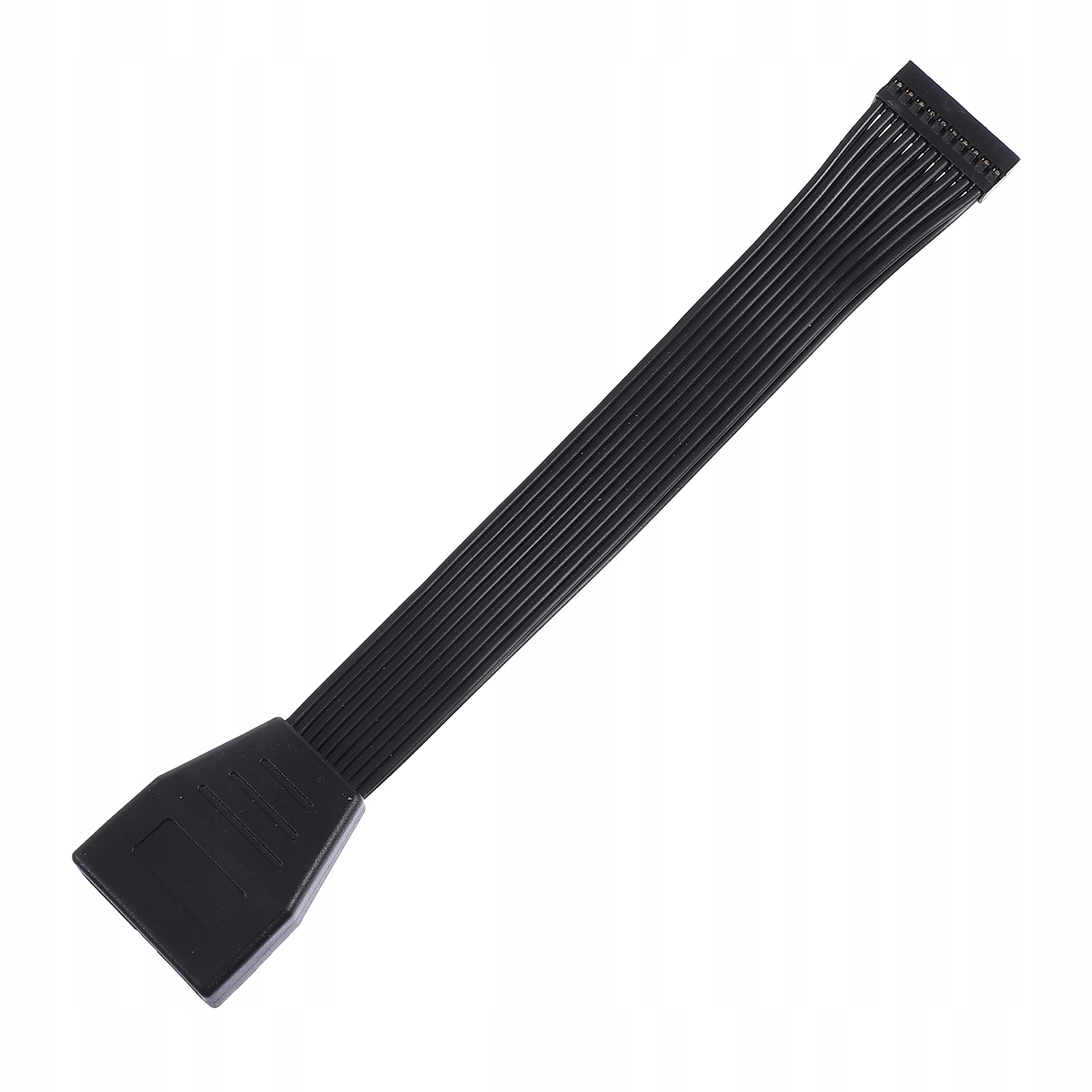 CZARNY ADAPTER PŁYTY GŁÓWNEJ USB 3.0, KABEL 19 PIN, TAŚMA DO PC