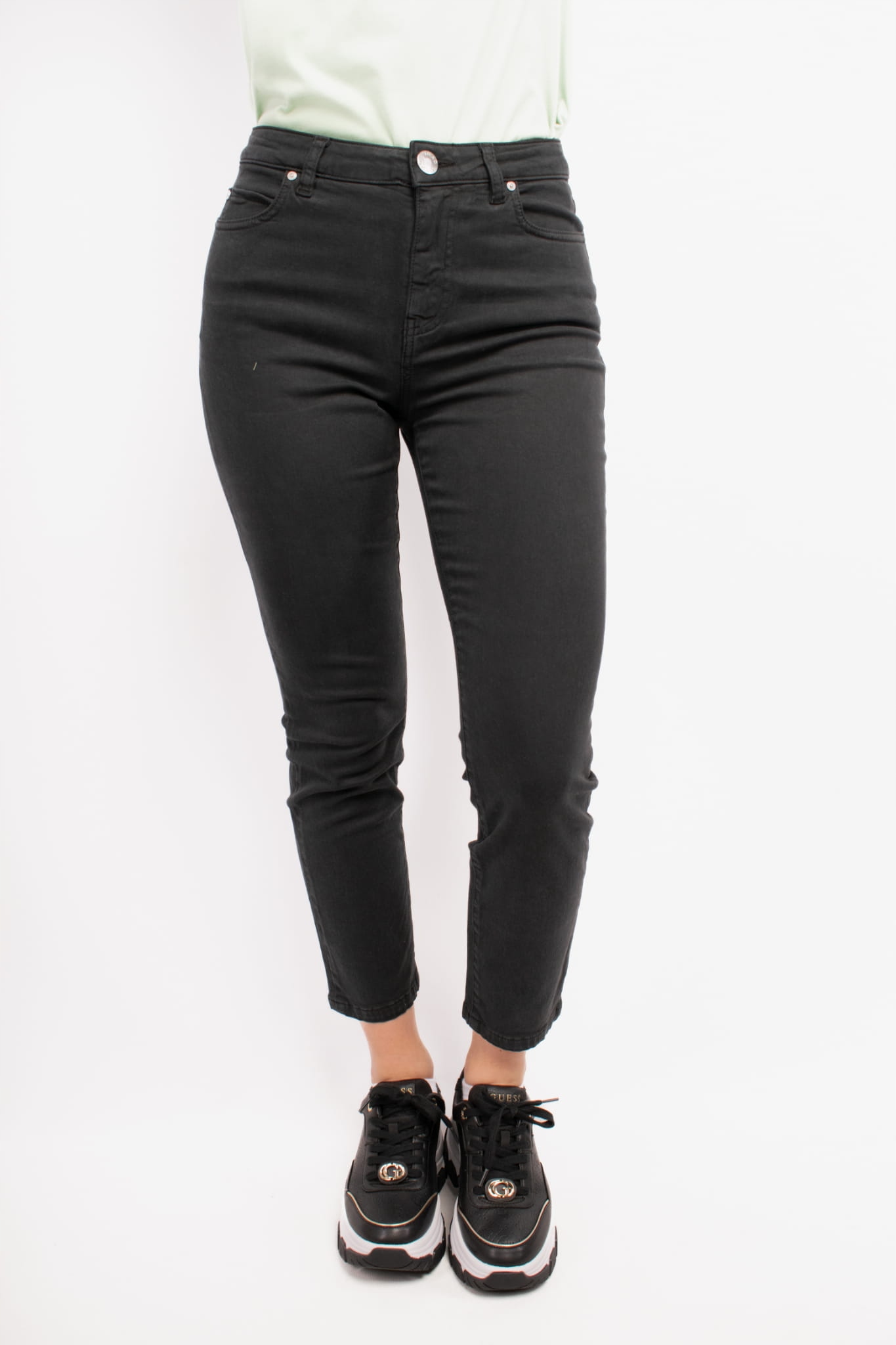 Dámské džíny Pinko 100169 A212 černé Pants: 27