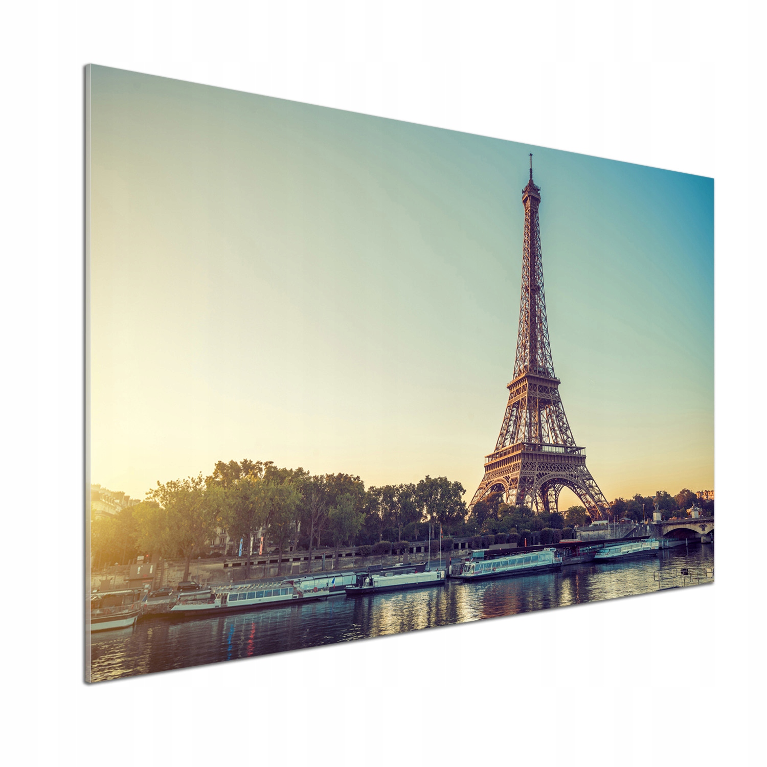 Panel do kuchyne Eiffelova veža Paríž 100x70 Lepidlo