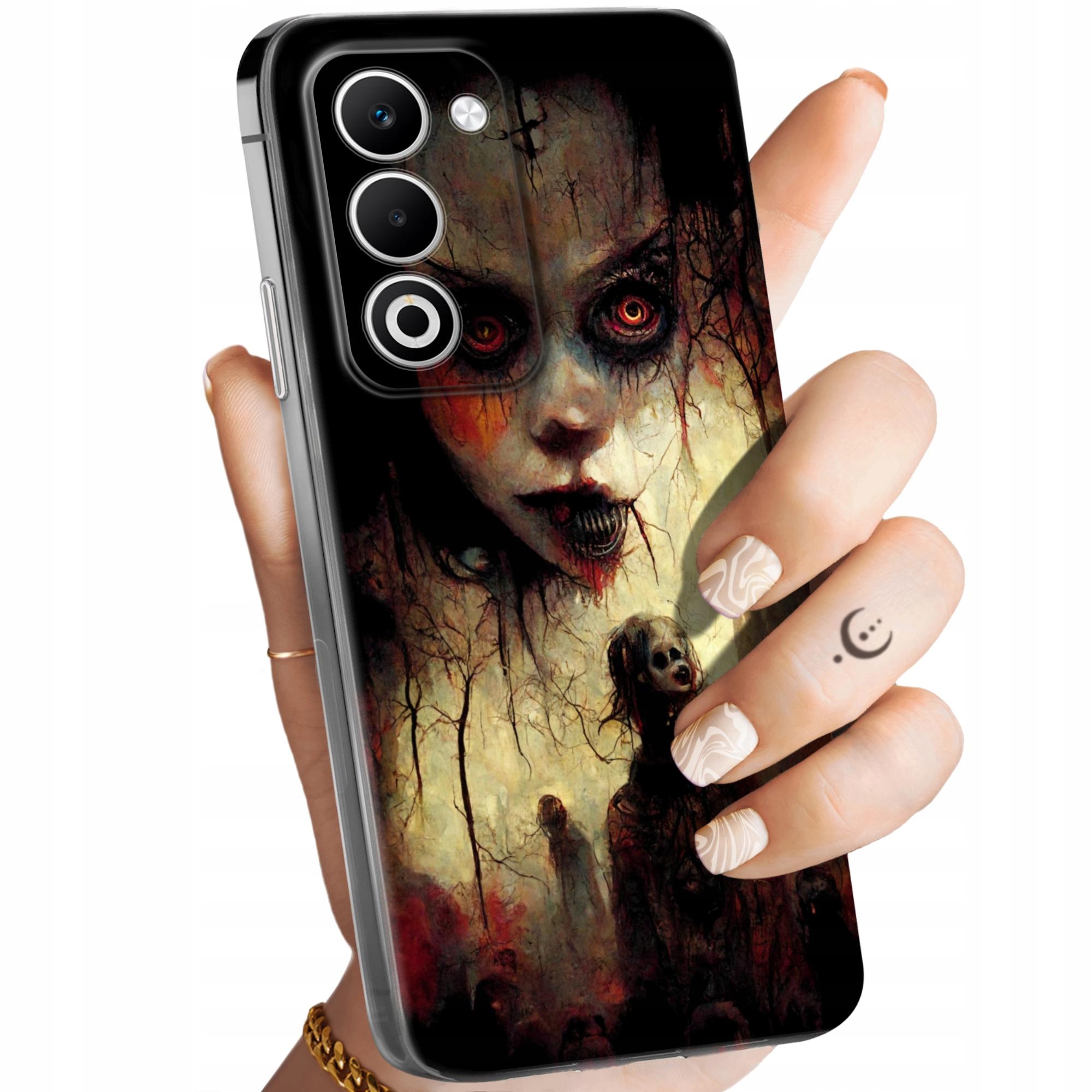 Etui Do Oppo A5 5G Halloween Zombie Dynie Czaszki Czarownice Wampiry