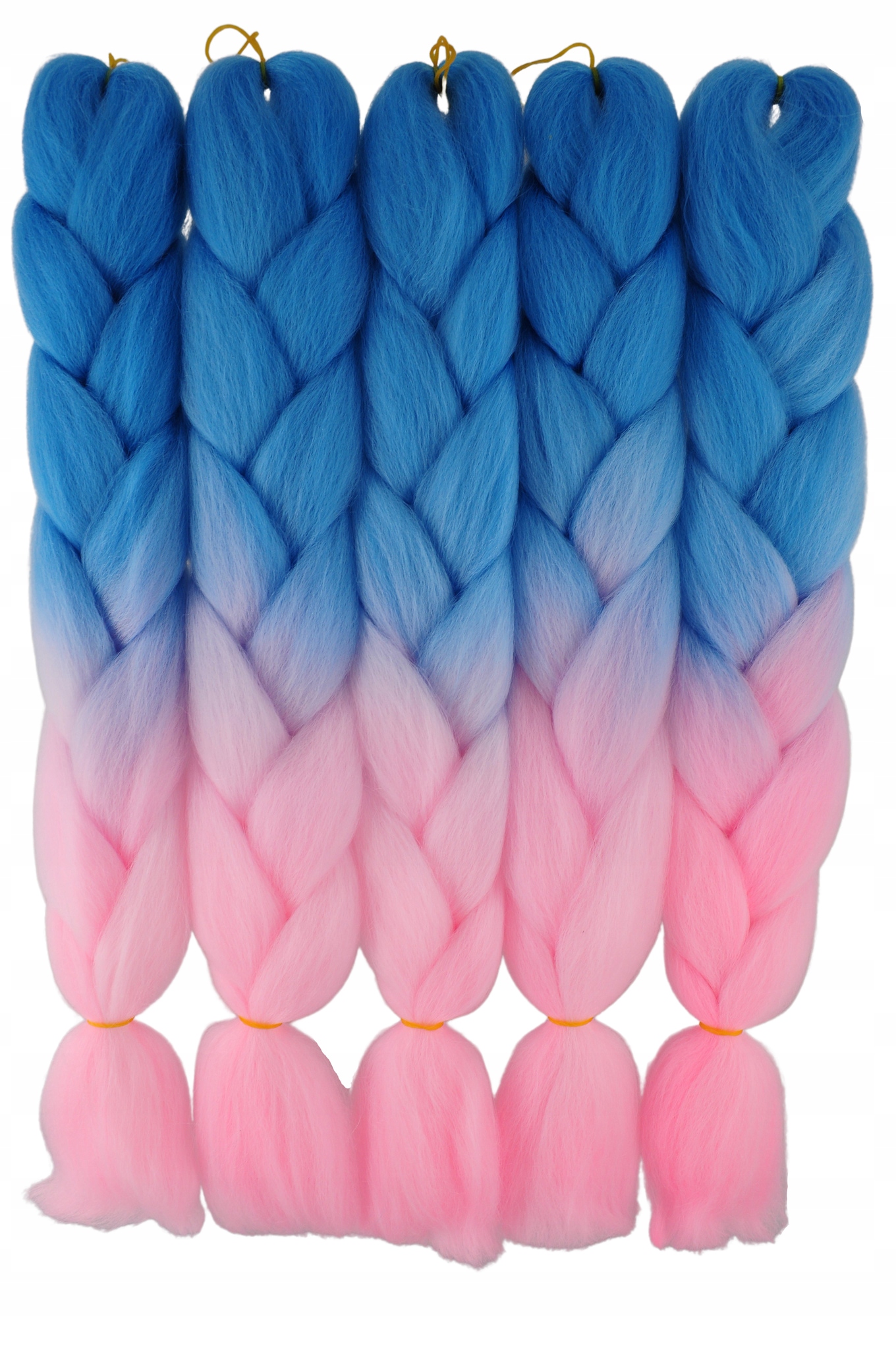 WŁOSY SYNTETYCZNE KOLOROWE WARKOCZYKI OMBRE 2-52 Marka Smart Colours