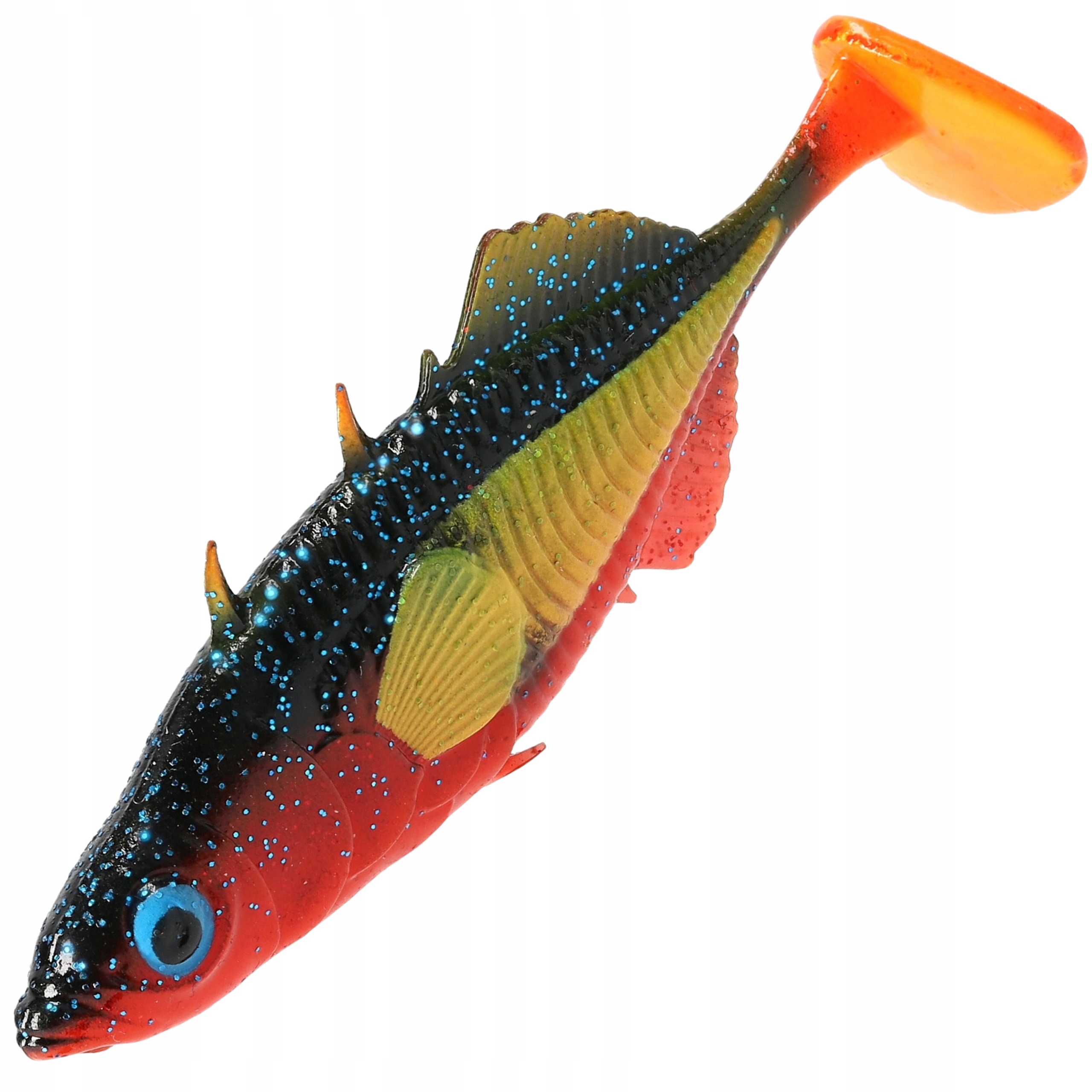 Guma Mikado Real Fish Stickleback ripper Okoń Sandacz 5cm Red Killer