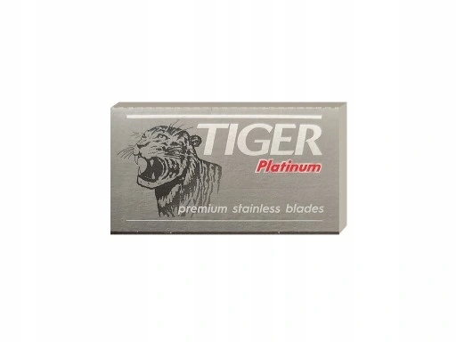 Żyletki do golenia 5szt Tiger Razor Double Edge Platinum Grey