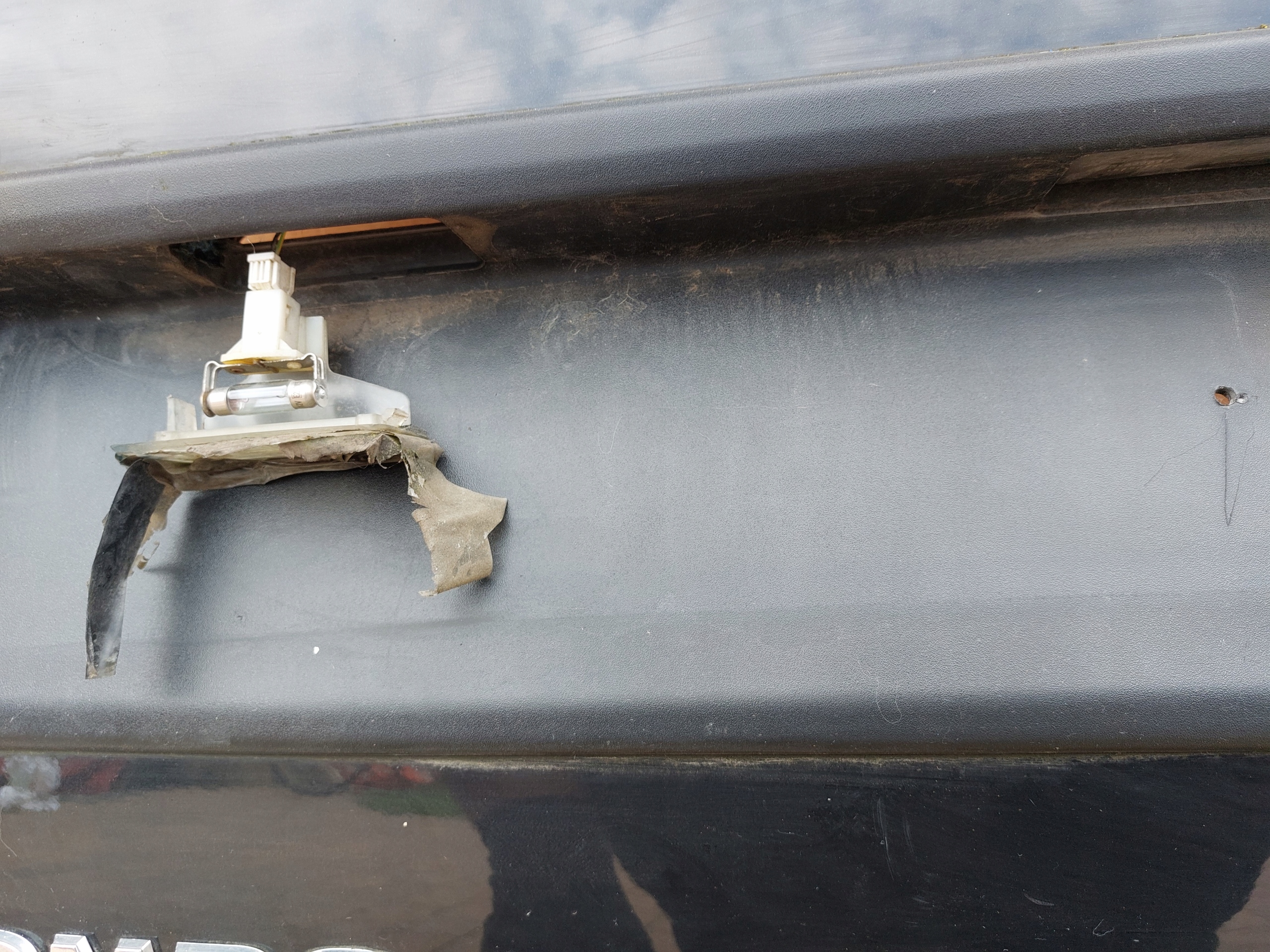 door rear part left right OPEL COMBO D 17r black,