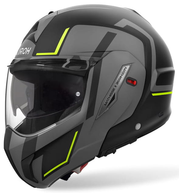 Airoh Mathisse II Genius Yellow Matt Motocyklová Prilba Čeľusťová Žltá