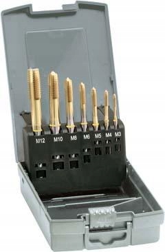 Sada.závitníků maszyn.DIN371/376 Hsse TiN, kks