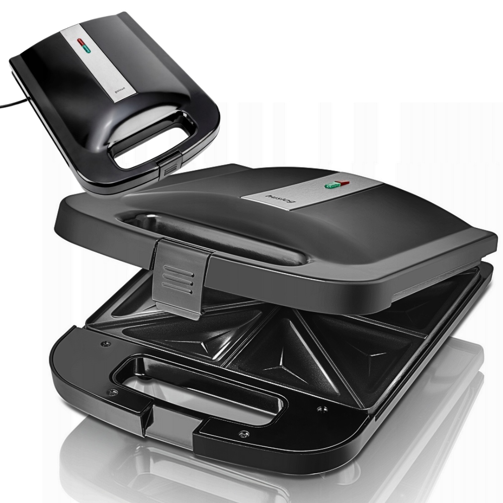 Opiekacz Huslog AK-7822 1400W 4 Kanapki Lampki Kontrolne Nieprzerwiera