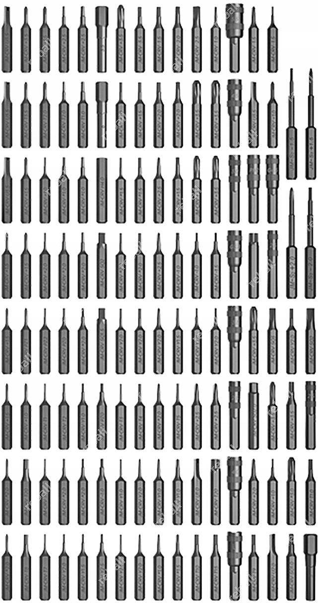 ZESTAW NARZĘDZI BITÓW OTWIERAKI KOSTKI JAKEMY 8183 145EL PENTALOBE TRI WING Rodzaj zestaw