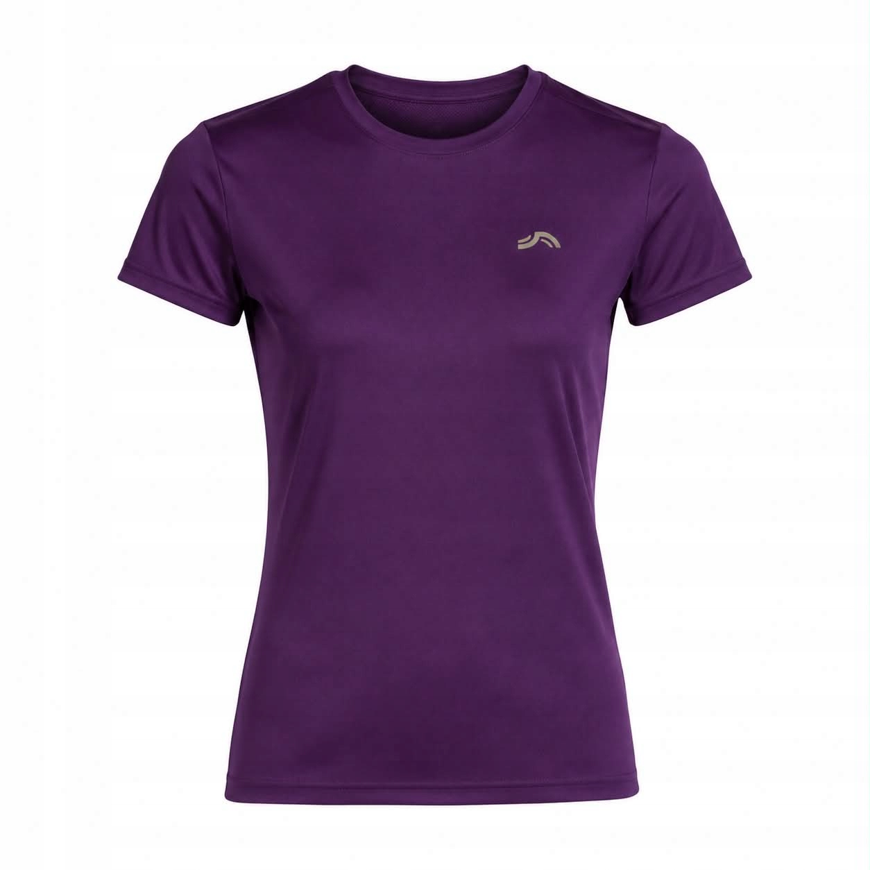 Crivit Koszulka T-shirt damski sportowy szybkoschnący fioletowy R: S(36/38)
