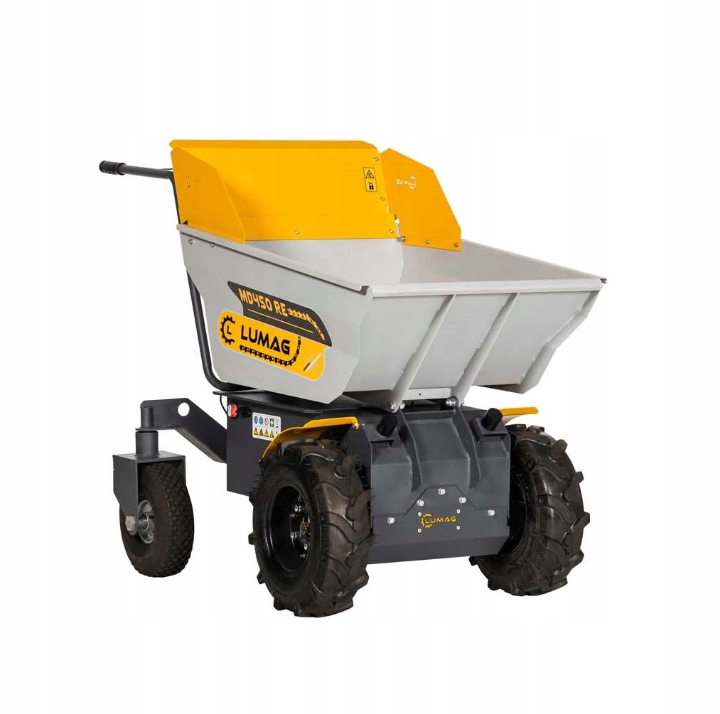 MINIWYWROTKA TACZKA WOZIDŁO BODOWLANE MD450RE Pojemność 230 l