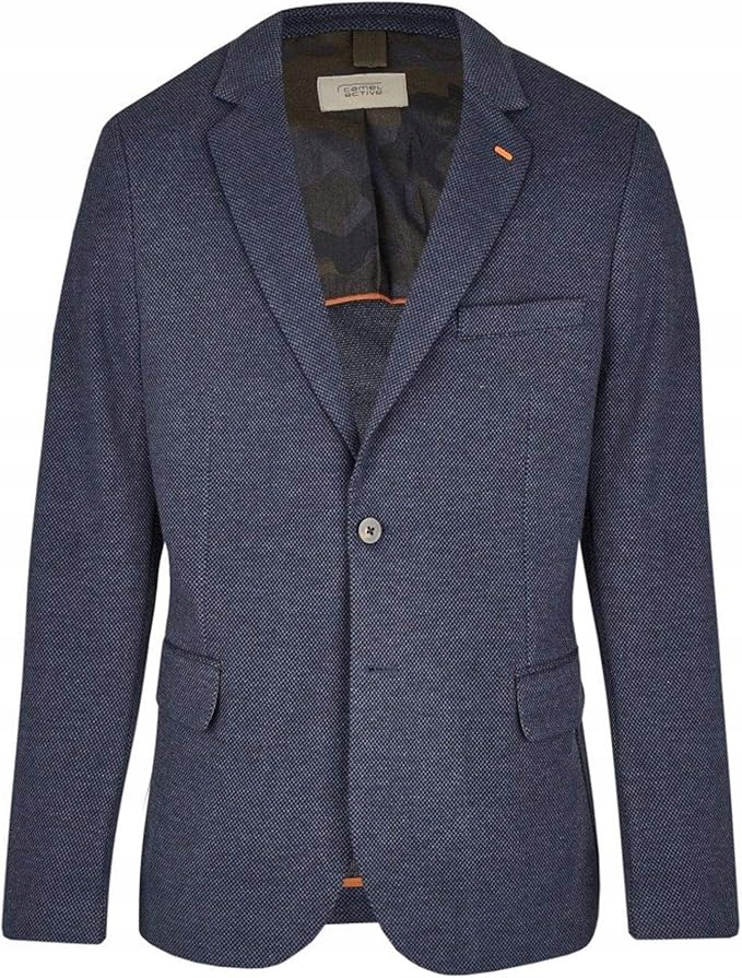 Camel Active Sako Slim Tmavě Modré Melírované 30 6FA