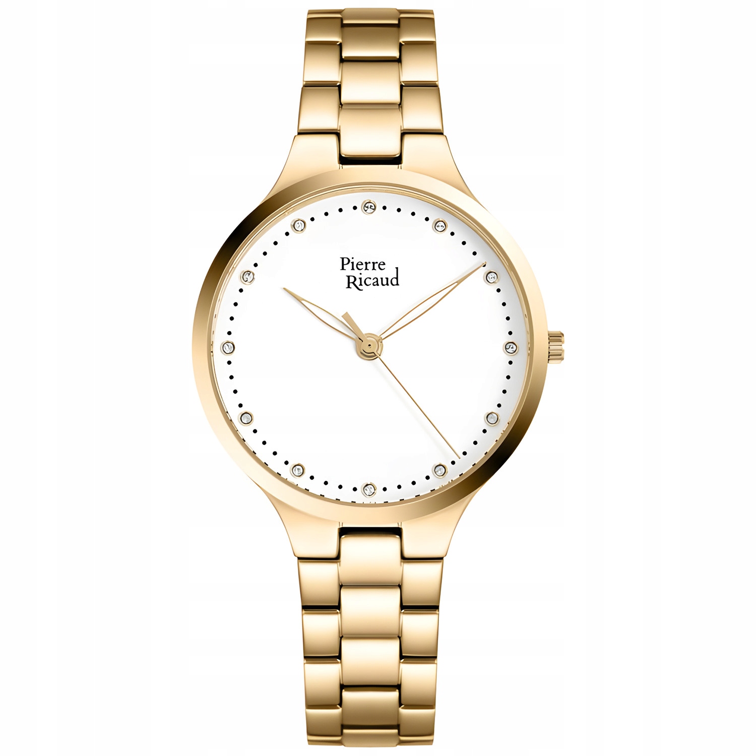 Dámské hodinky Pierre Ricaud P22076.1143Q Zirkony zlaté