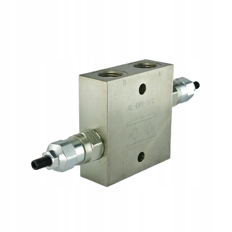 Hydraulický vyrovnávací ventil tura Vau křížový s regulací