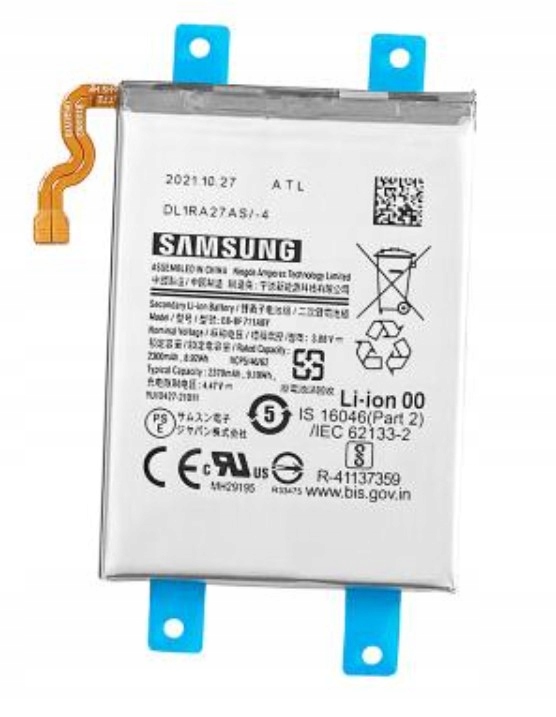 Org Hlavní baterie Main (2370 mAh) pro Samsung Galaxy Z Flip3; SM-F711B