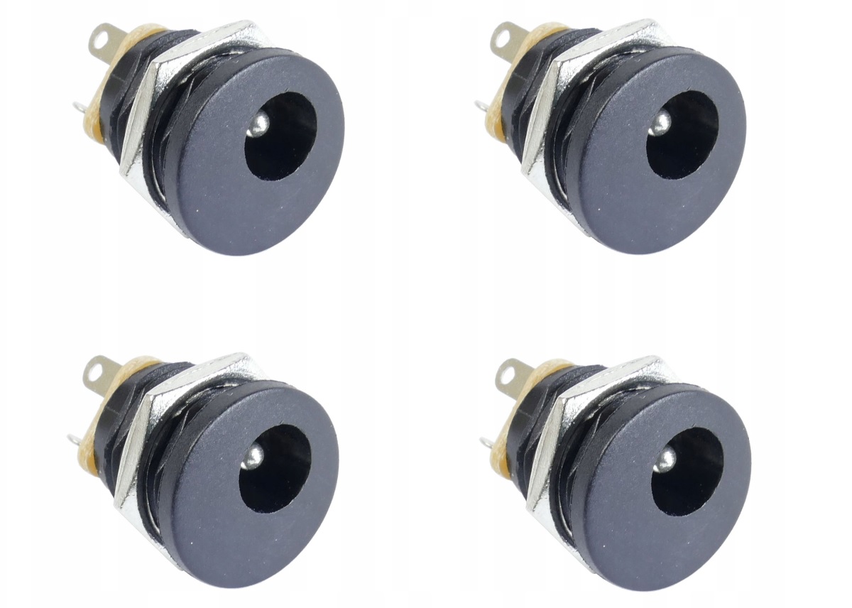 

Gniazdo DC 2.1/5.5 Do Obudowy 12 MM 4 Sztuki