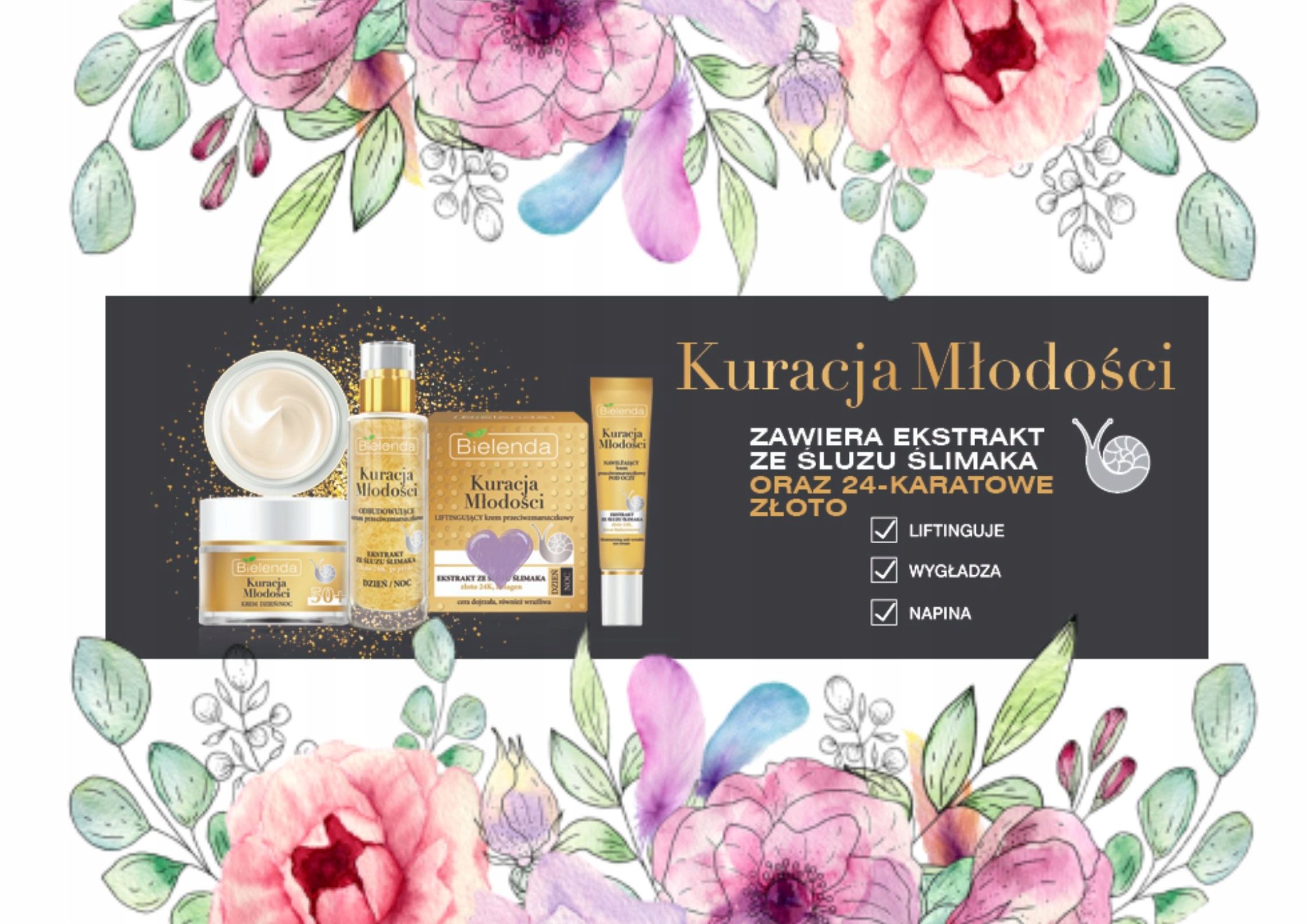 Dárková sada pro ženu 70+ krém sérum balzám sůl mýdlo Spa