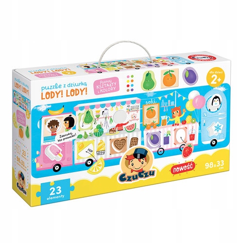

Puzzle Z Dziurką Lody! Lody! Czuczu Dla Dzieci 2+