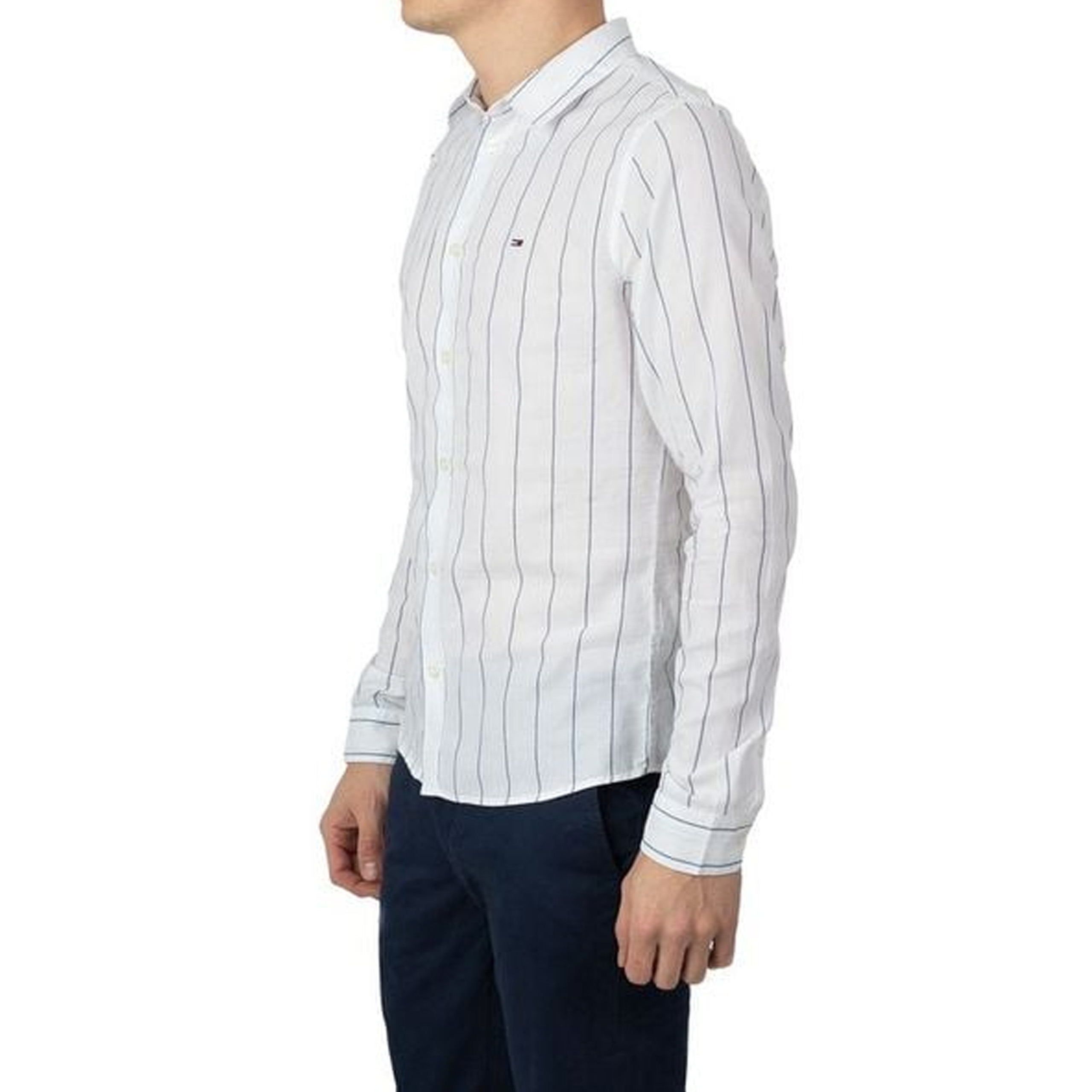 Pánská košile Tommy Cotton Fine Stripe Shirt
