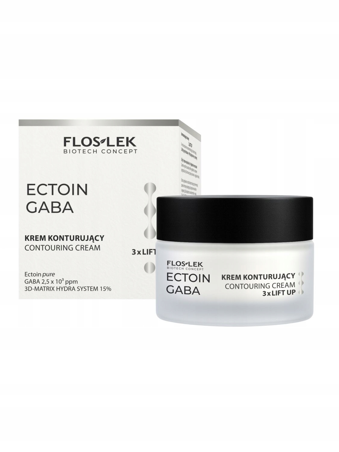 Floslek Ectoin Gaba konturovací krém na obličej 3xLift up 50 ml
