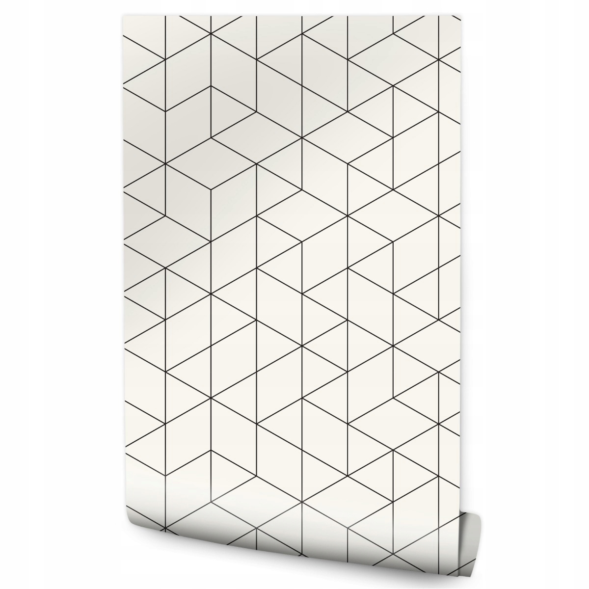 Tapeta do obývacího pokoje Krychle Geometrický 3D vzor