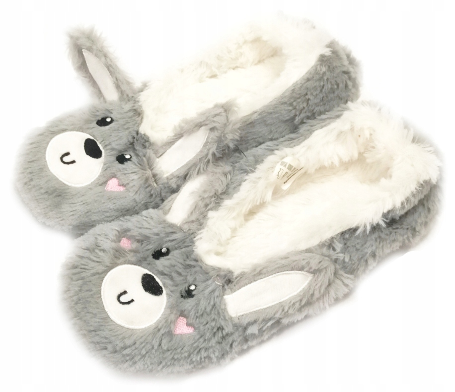 

Kapcie damskie Królik Baletki ciepłe 38/39 Prezent