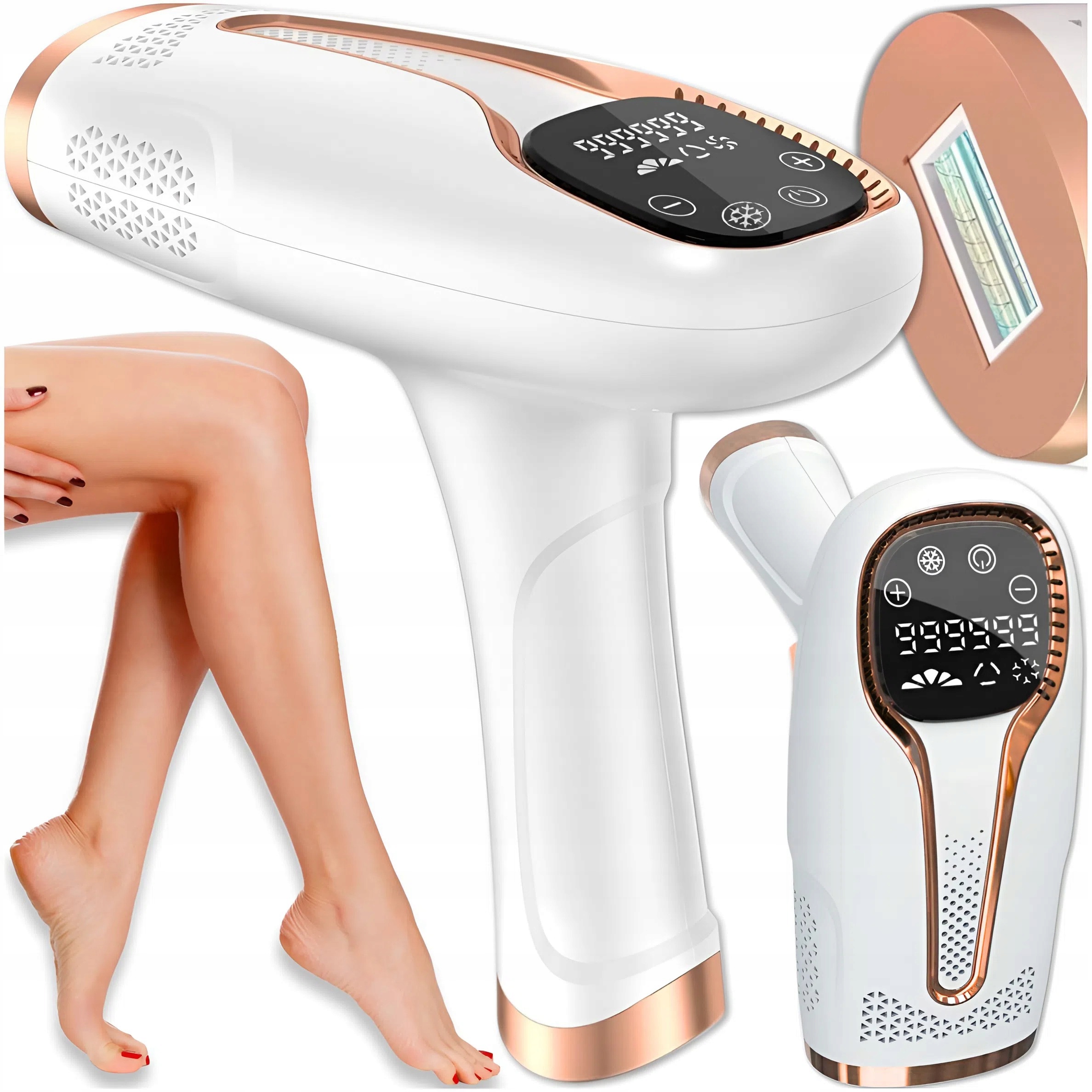 Depilator Laserowy Ipl Do Włosów Twarzy Ciała Bikini Depilacja Bezbolesny