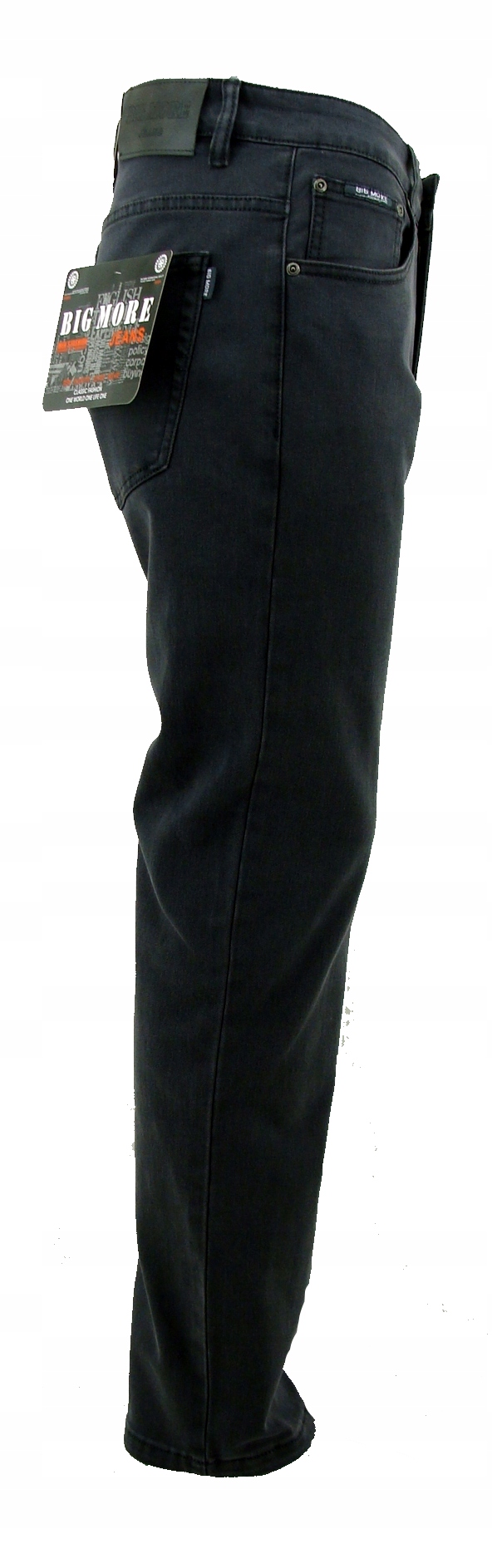 SPODNIE BIG MORE C18 W37-94/100CM L 30 STALOWE Rozmiar 37