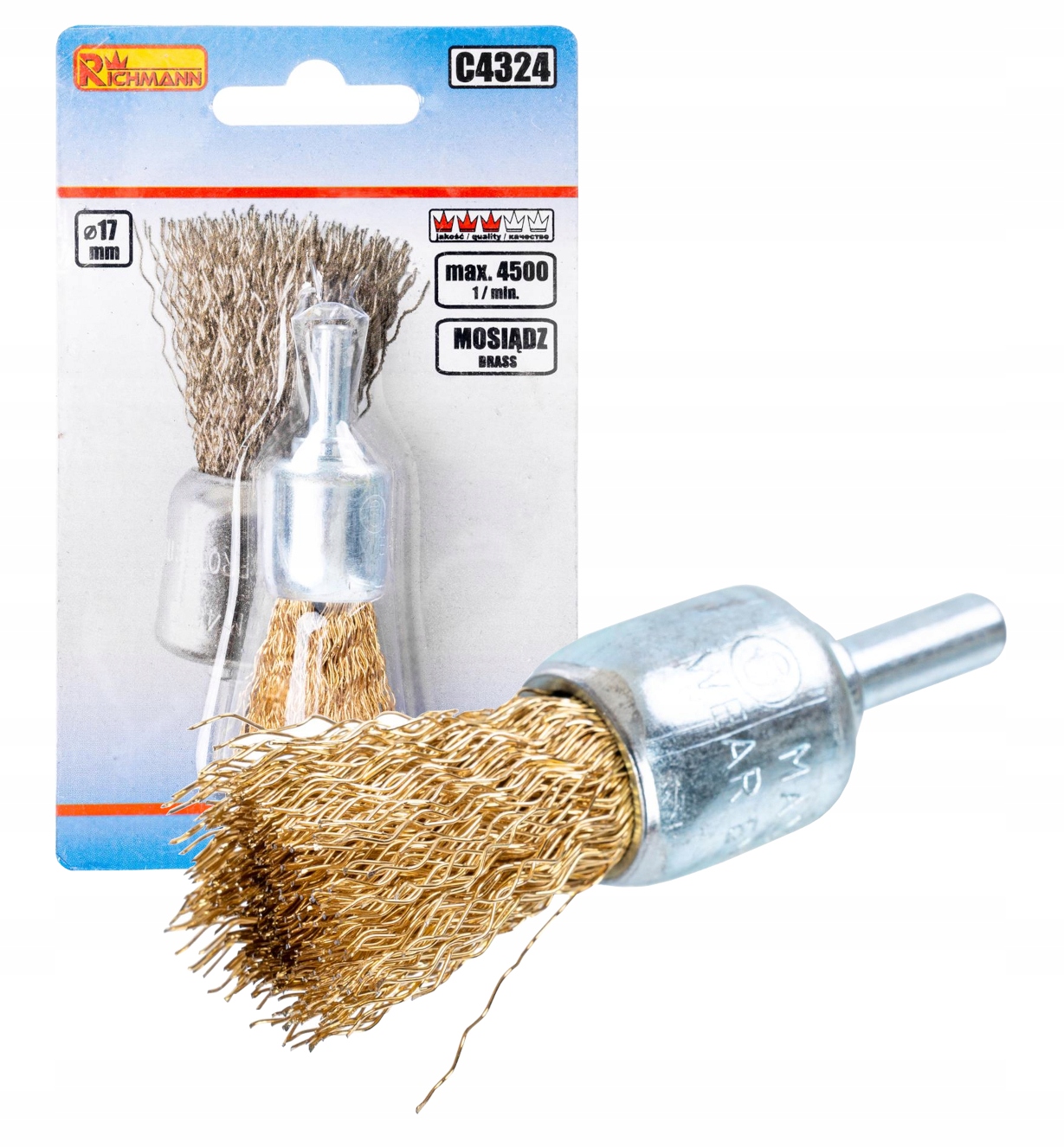 

Szczotka Pędzel Do Wiertarki 17MM Mosiądz Richmann