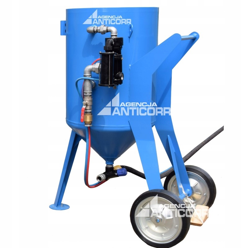 Пескоструйная машина 200л на колесах, декомпрессия + PTC