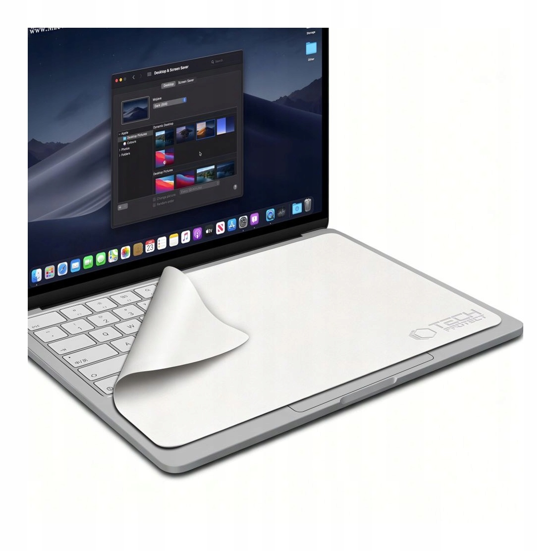 Ściereczka do laptopa 13–14 Tech-Protect Polishing Cloth szara