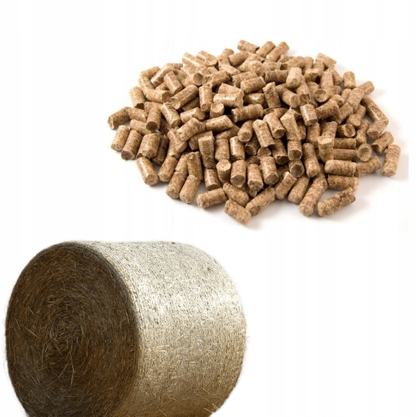 Levně Pelety pro hlodavce ze slámy stelivo podestýlka 20 kg