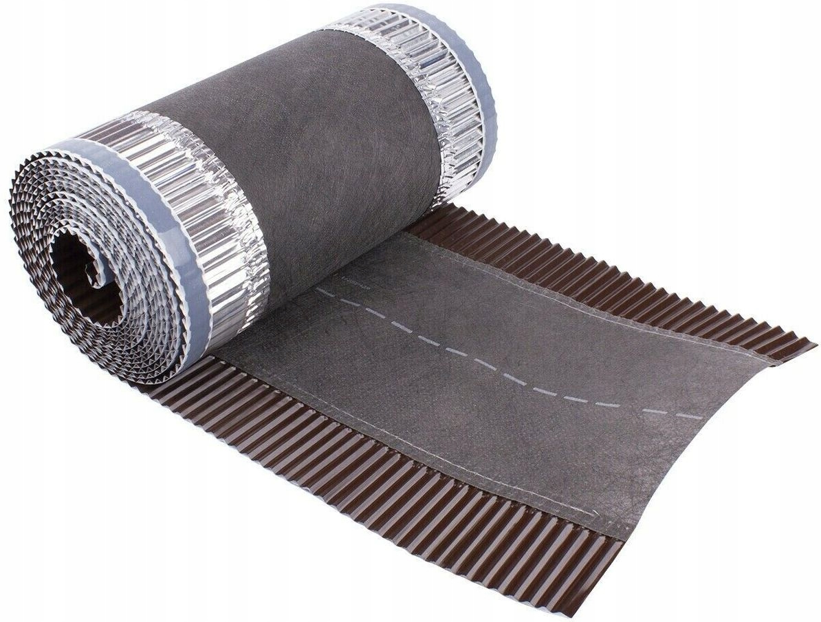 TAŚMA KALENICOWA PODGĄSIOROWA MDM VR300 VENT-ROLL BRĄZOWY RAL 8017