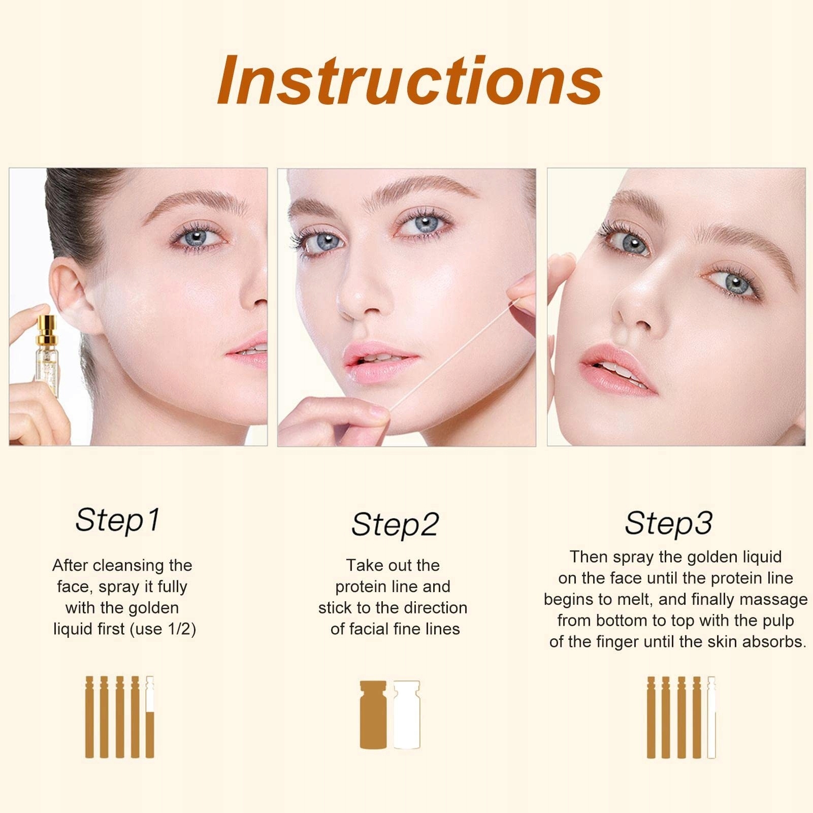 NICI PROTEINOWE KOLAGENOWE LIFTINGUJĄCE - ZESTAW Kod producenta 251478