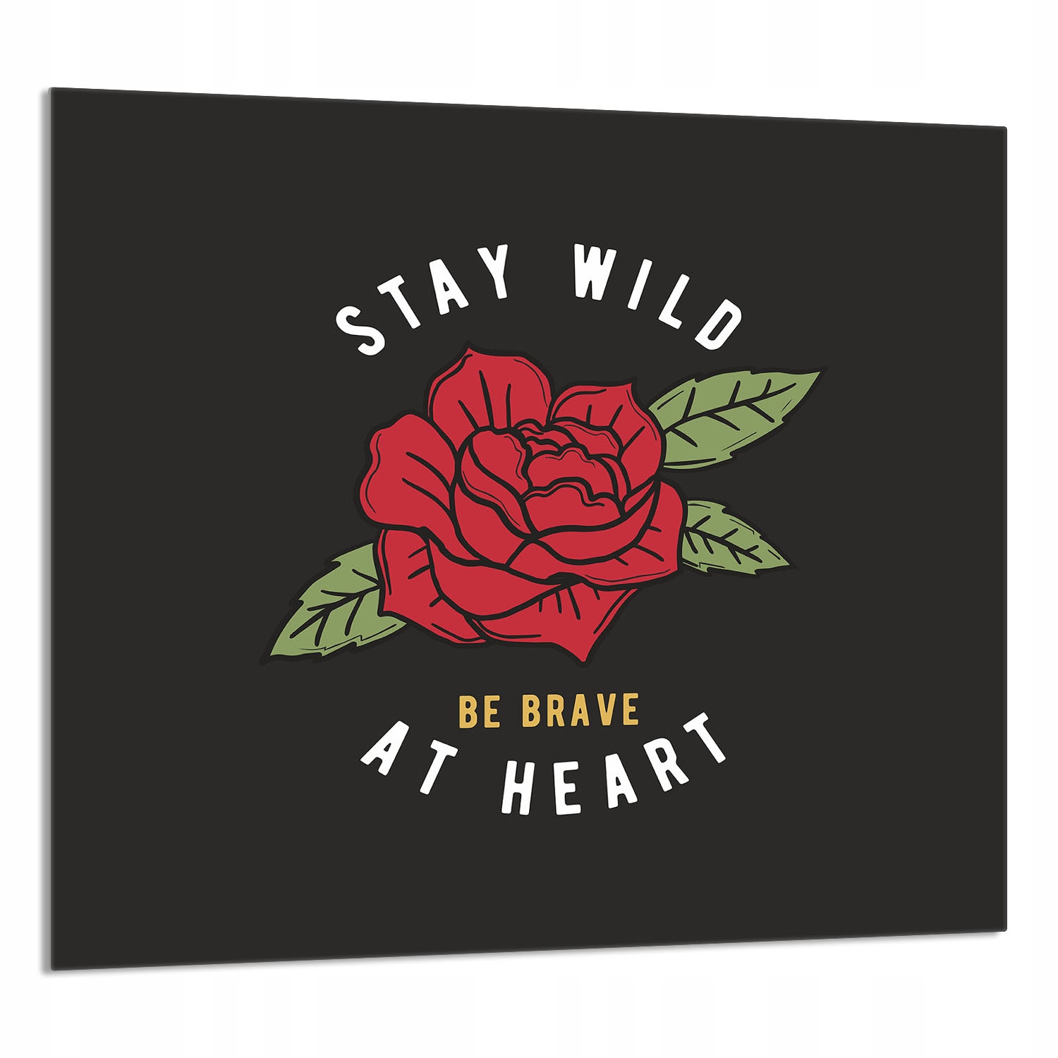 Skleněný Panel Do Kuchyně 65x60 Růže Tvrzené Sklo