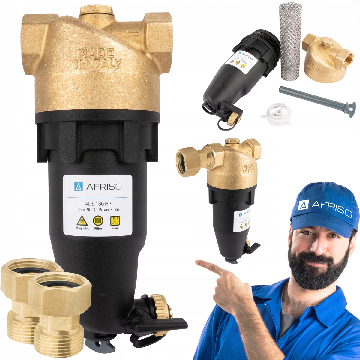 Magnetický Filtr, Separátor Tepelných Čerpadel 5/4 Afriso