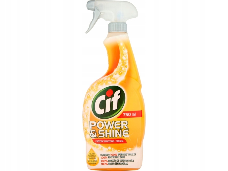 

Płyn odtłuszczający Cif Power & Shine 750 ml