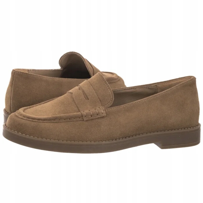 Dámské boty Mokasíny Ryłko Béžová Velurová kůže R1S05_X_ _9TA