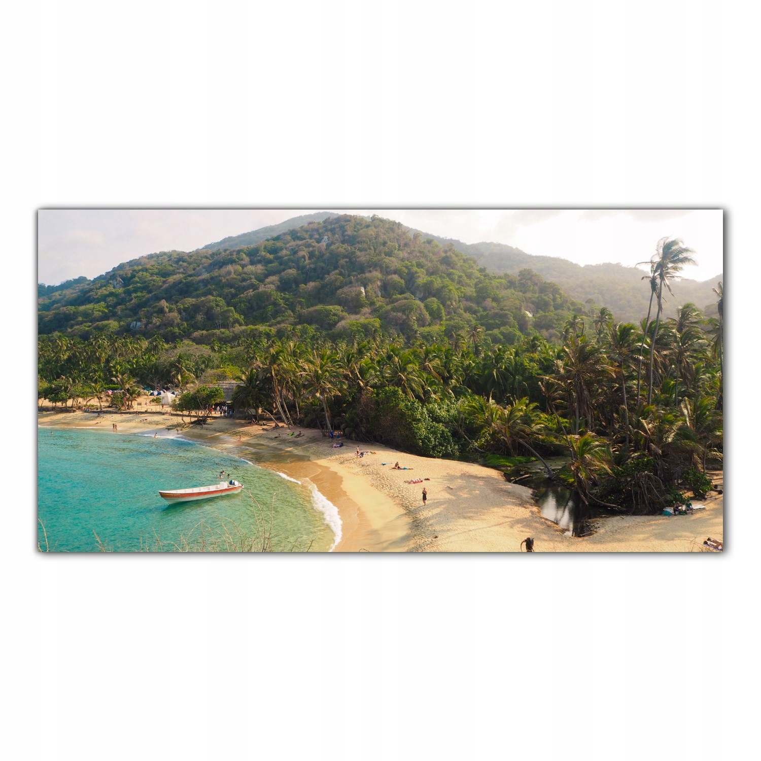 

Obraz na szkle Foto Tropiki Plaża Krajobraz 100x50