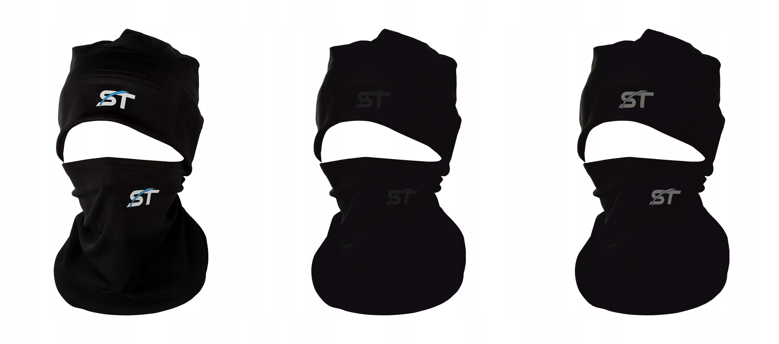 CZAPKA I KOMIN TERMOAKTYWNY ST KOMIN KOMINIARKA BANDAMA TERMO OSŁONA Kolor dominujący czarny