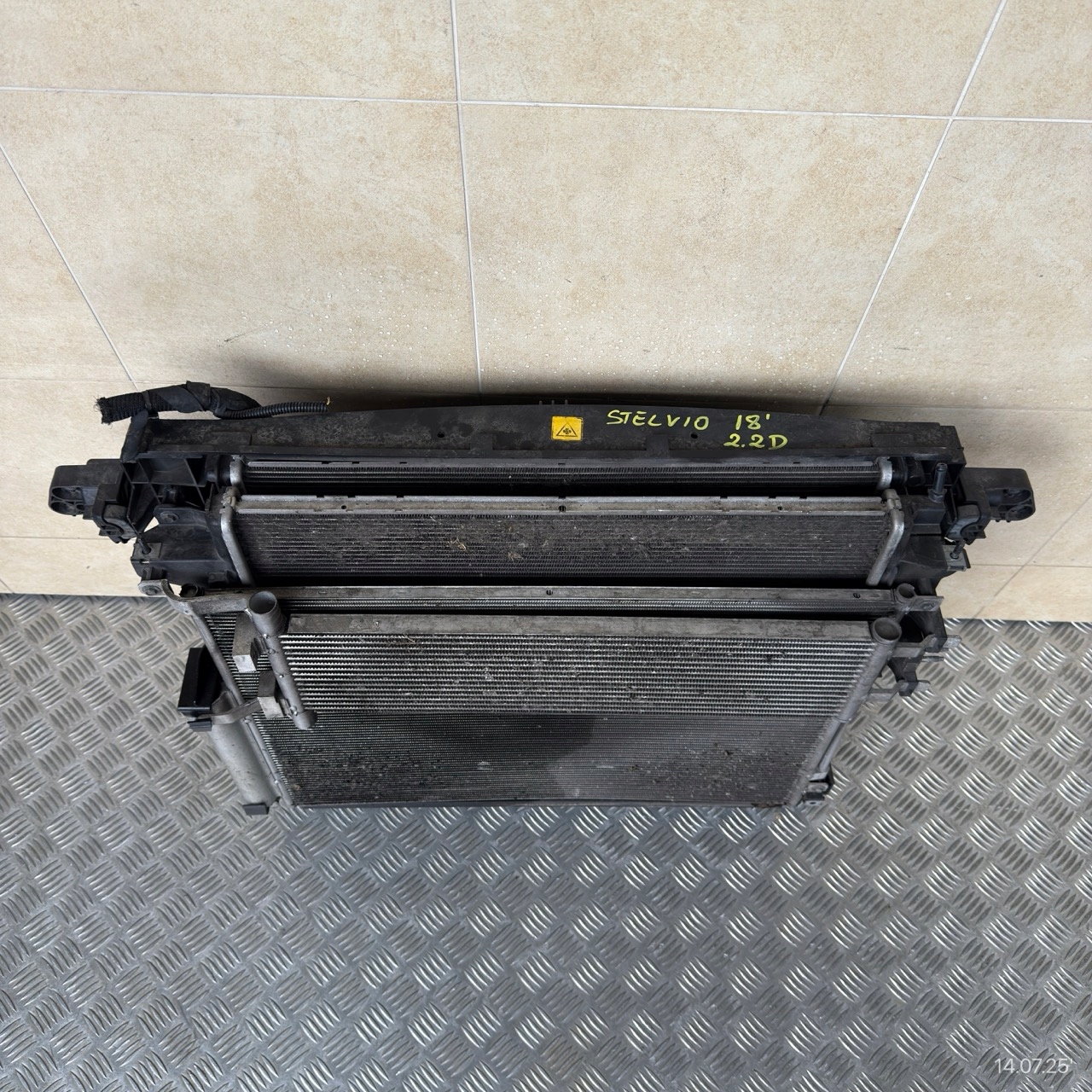 radiator ALFA ROMEO STELVIO 2018 ROK 2.2 DIESEL
