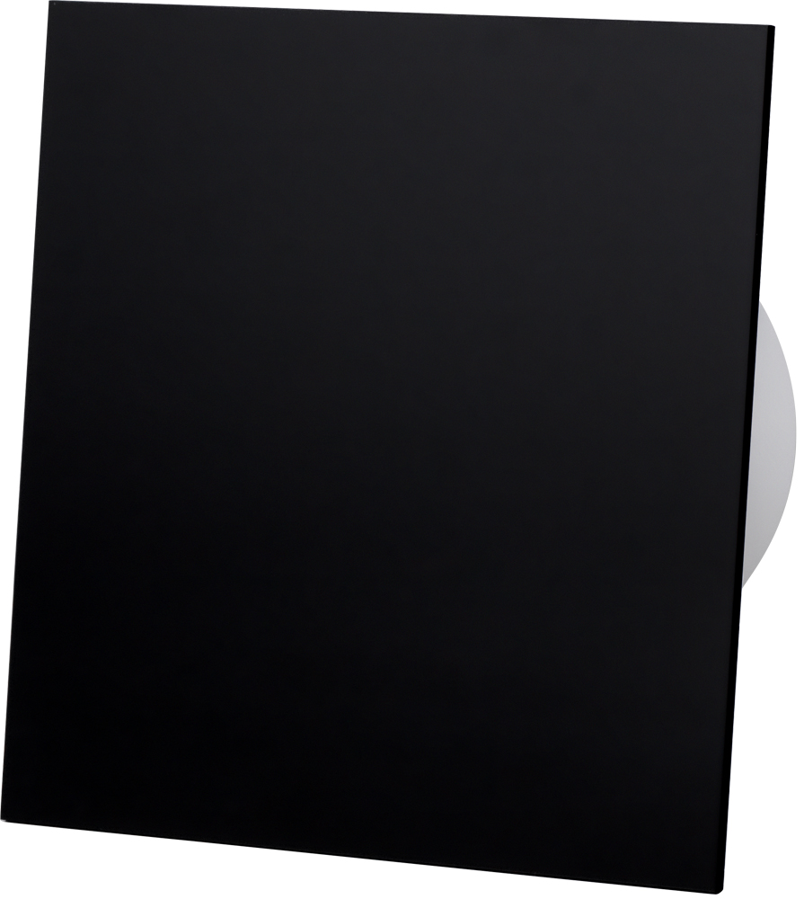 Ventilátor Černý Lesk Vypínač A Zástrčka Fi100