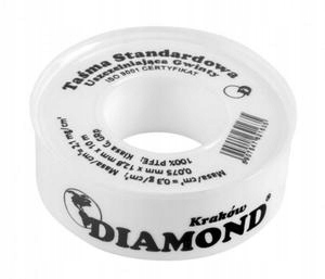 

Taśma teflonowa 12 m x 12 mm x 0,075 mm