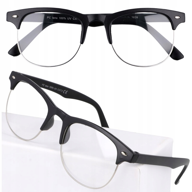 

Okulary zerówki Nerdy kujonki