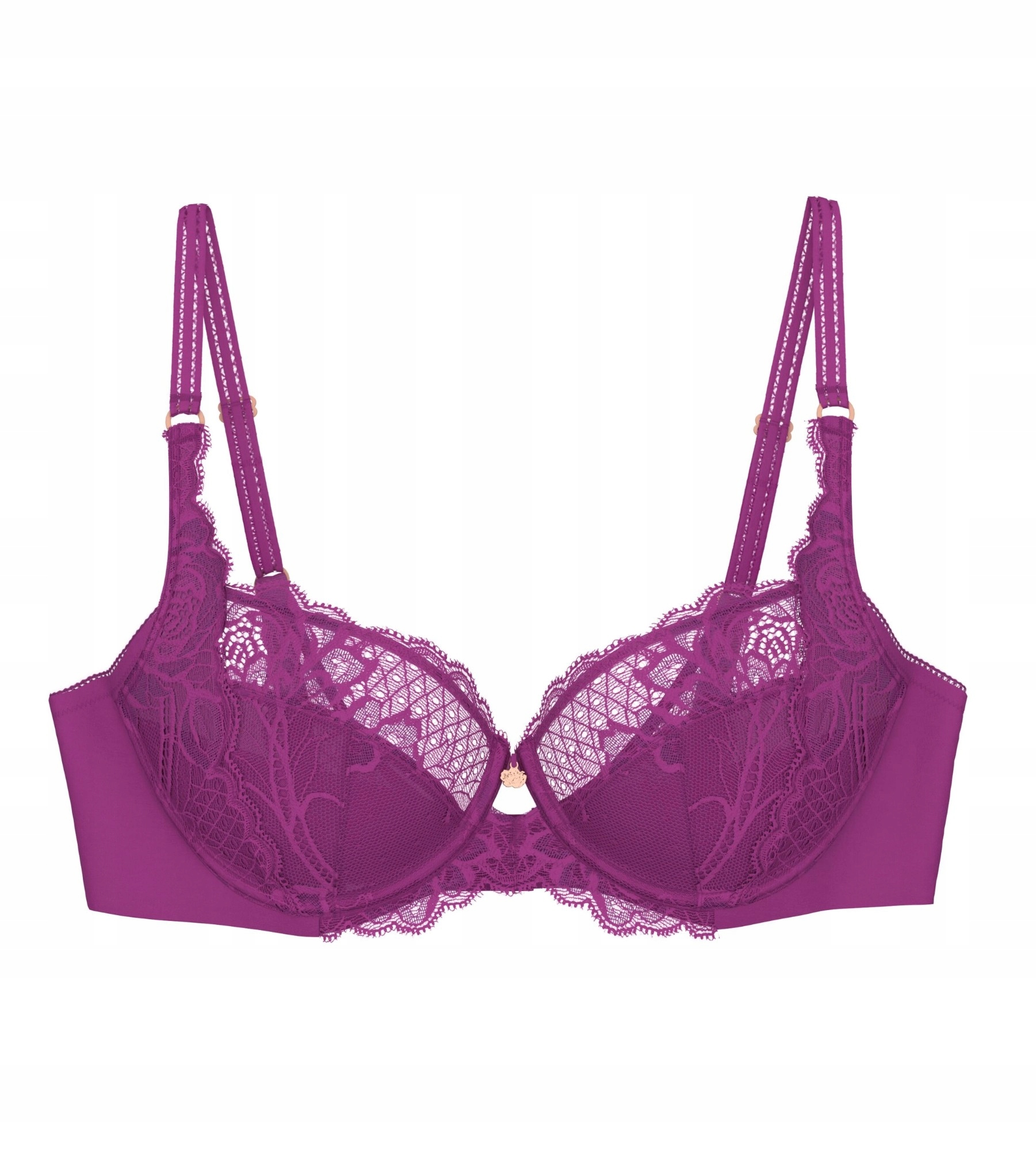 Triumph Biustonosz Miękki Z Fiszbiną Wild Peony Florale W Fioletowy 80B