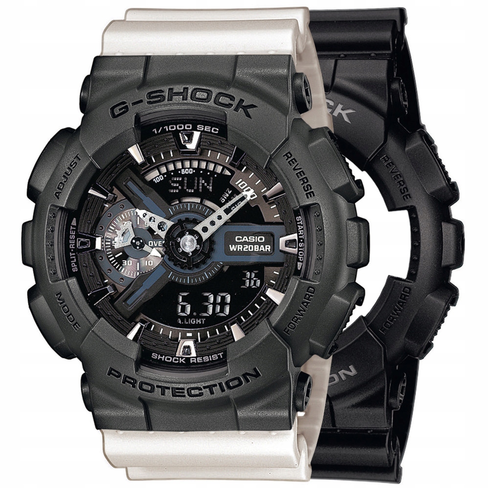 Sada G-shock GA-110-1BER Šedá Bílá