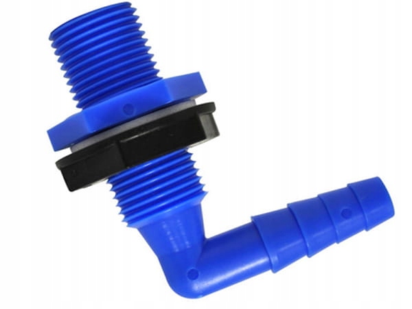 

Króciec 1/2 cala przejście na węża 10/12mm kolanko